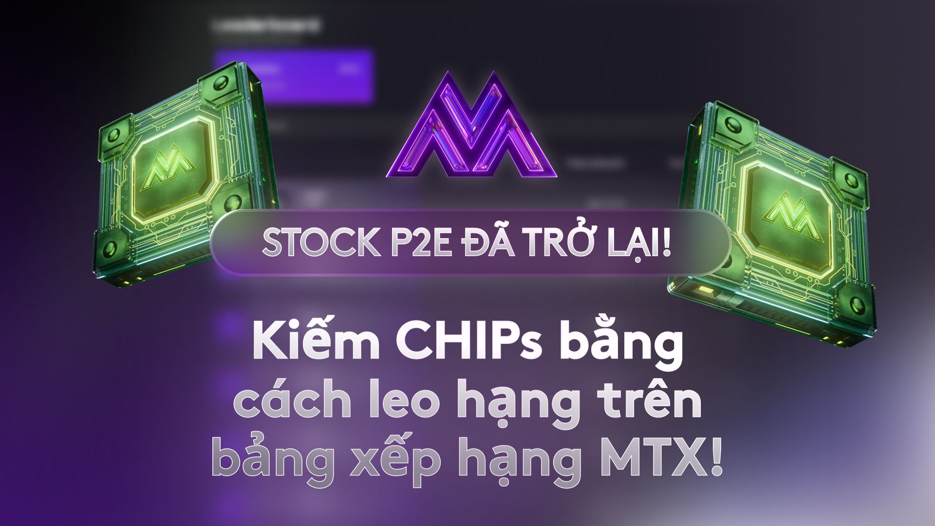 ⚡ Stock P2E Trở Lại — Với Diện Mạo Hoàn Toàn Mới!